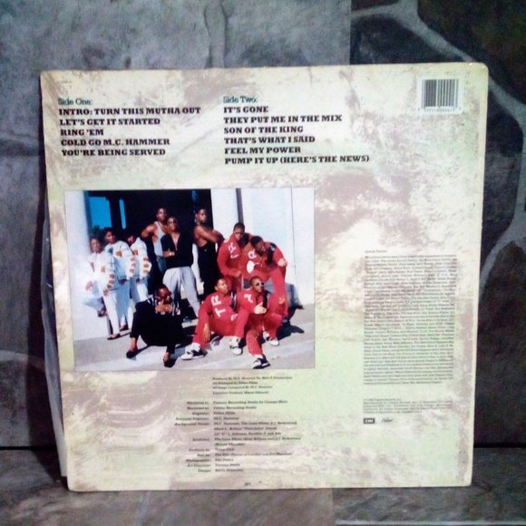 M.C. Hammer Let's Get Started Vinyl Record - Picture 2 of 4